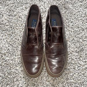 Polo Ralph Lauren Brown Leather Shoes